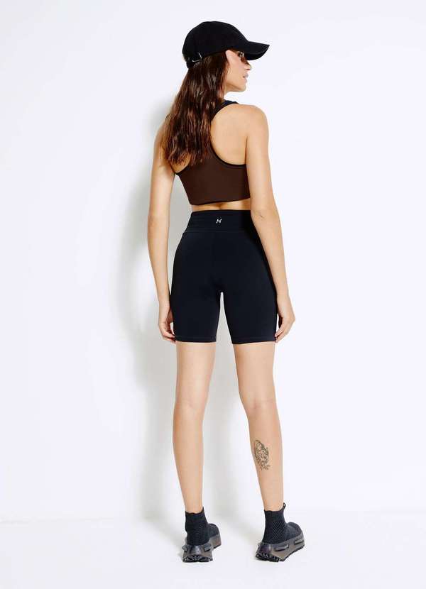 Hering - Bermuda Esportiva Feminina Protecao Uv Preto 3