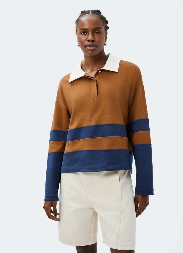 Hering - Bermuda Feminina Reta de Sarja Branco 4