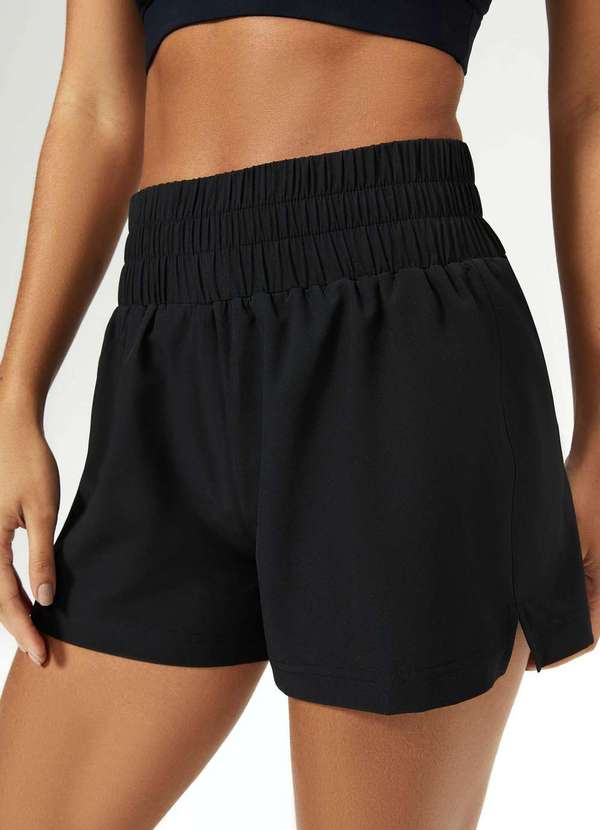 Hering - Shorts Esportivo Feminino Easy Care Preto