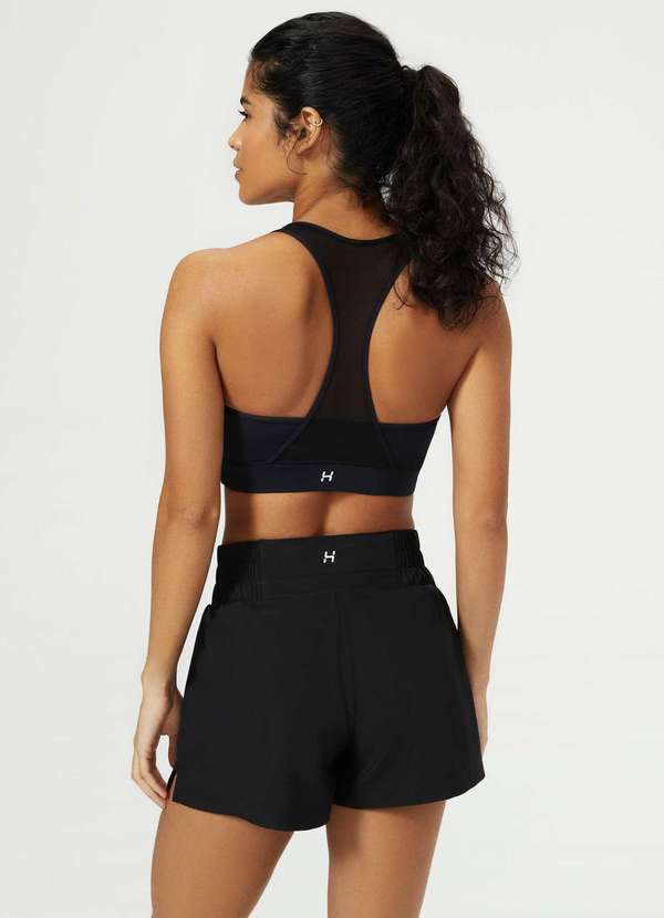 Hering - Shorts Esportivo Feminino Easy Care Preto 3