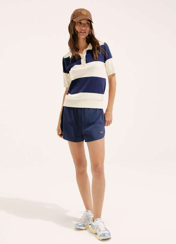 Hering - Shorts Feminino Runner Azul 2