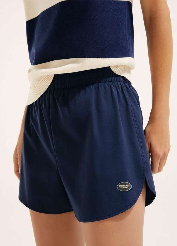 Hering - Shorts Feminino Runner Azul 3