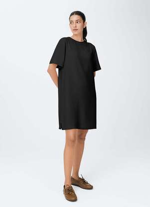 Hering - Vestido Curto em Viscose Creponada - HERING
