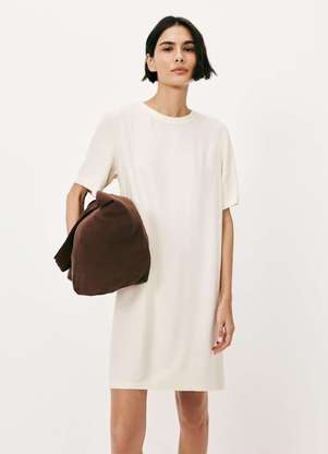 Hering - Vestido Curto em Viscose Creponada - HERING