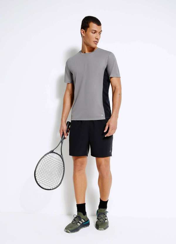 Hering - Bermuda Basica Esportiva Masculina Preto