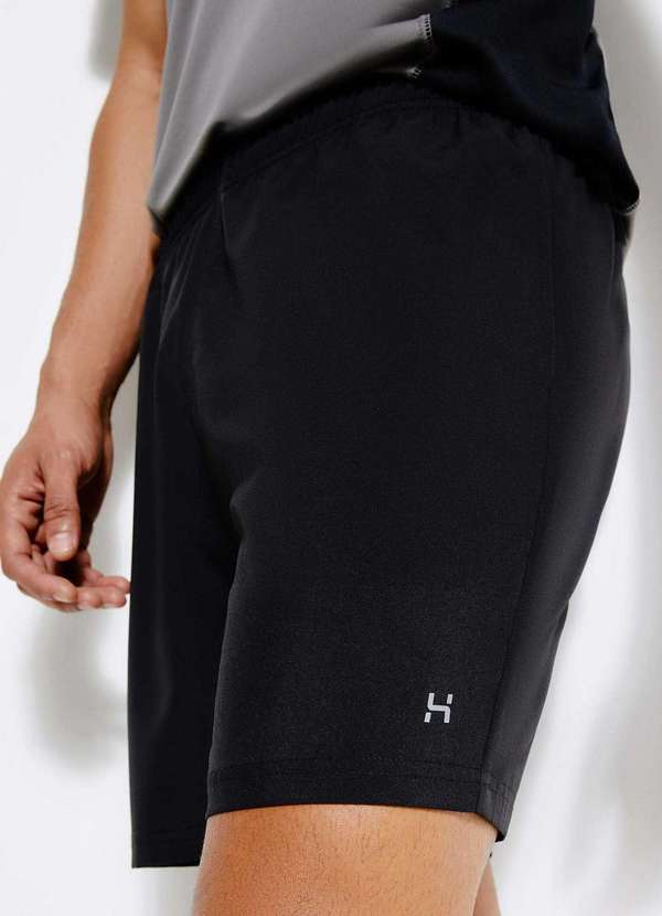 Hering - Bermuda Basica Esportiva Masculina Preto 2