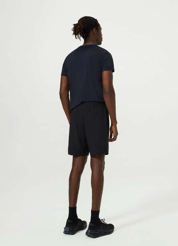 Hering - Bermuda Esportiva Basica Masculina Preto 3