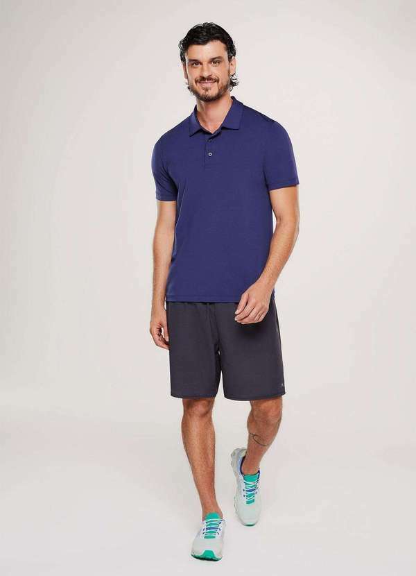 Hering - Bermuda Esportiva Masculina com Sunga Interna Preto