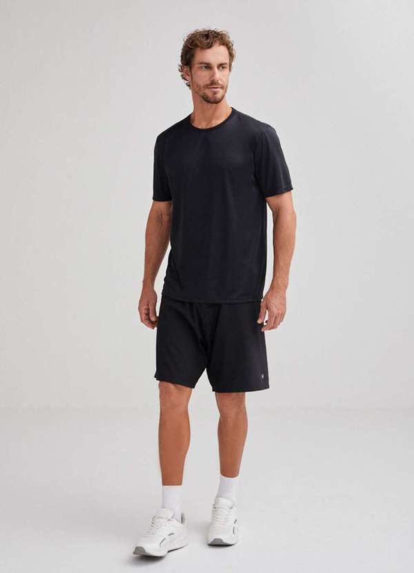 Hering - Bermuda Esportiva Masculina Protecao Uv 50 Preto 3