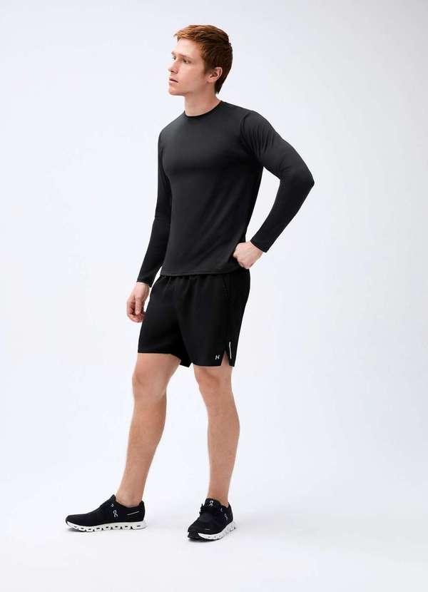 Hering - Bermuda Esportiva Masculina Secagem Rapida Preto 2