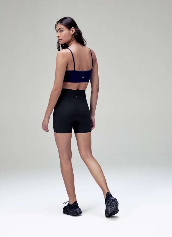 Hering - Kit 2 Bermudas Esportivas Femininas Preto 8