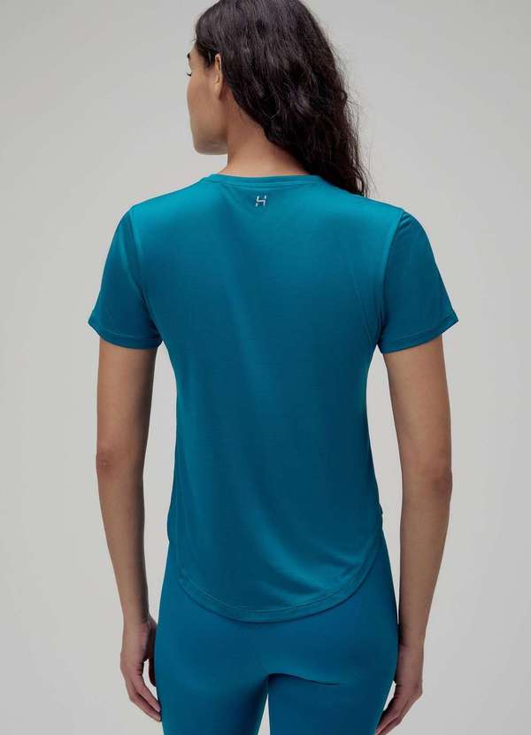 Hering Sports - Camiseta Esportiva Feminina Texturizada Azul 4