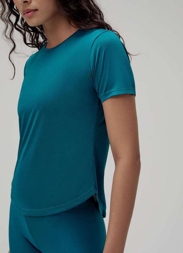 Hering Sports - Camiseta Esportiva Feminina Texturizada Verde 2