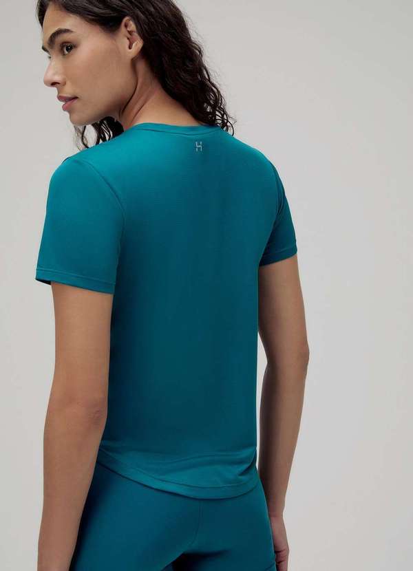 Hering Sports - Camiseta Esportiva Feminina Texturizada Verde 3