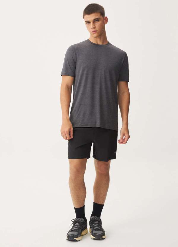 Hering - Camiseta Masculina Esportiva Basica Toque Gelado Preto 3