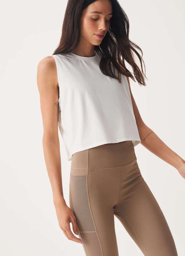 Hering - Regata Esportiva Feminina Basica Easy Care Branco