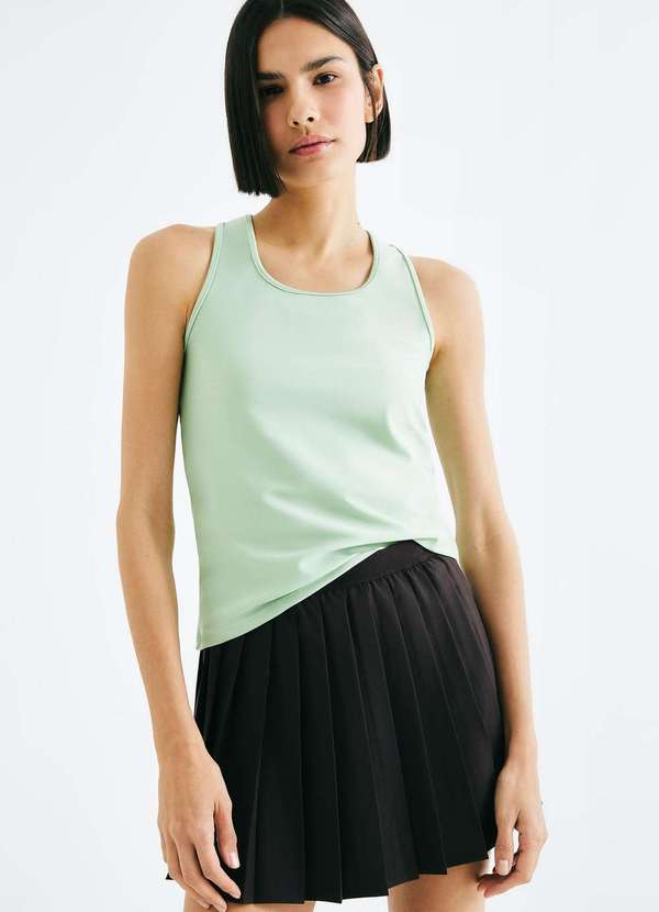 Hering - Regata Esportiva Feminina com Fio Lycra Verde