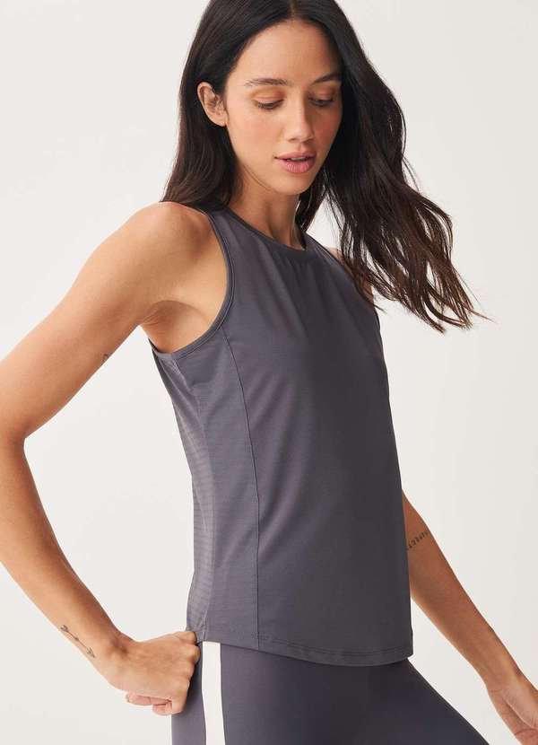 Hering - Regata Esportiva Feminina Texturizada Roxo