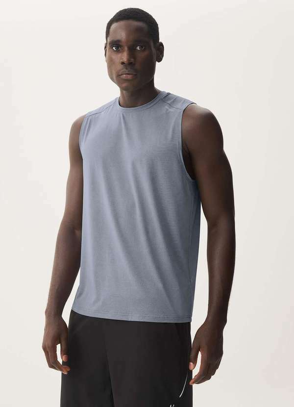 Hering Sports - Regata Masculina Esportiva Refletiva Cinza