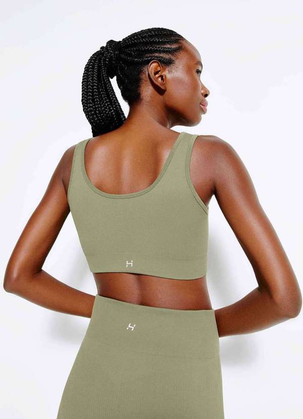 Hering - Top Esportivo Canelado Verde 3