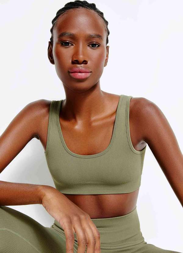 Hering - Top Esportivo Canelado Verde 4