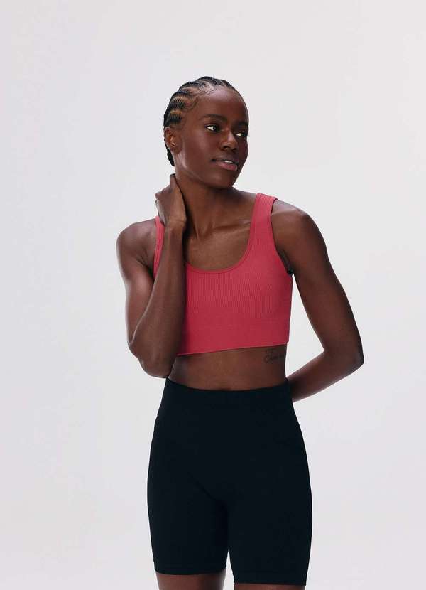 Hering - Top Esportivo Canelado Rosa 2