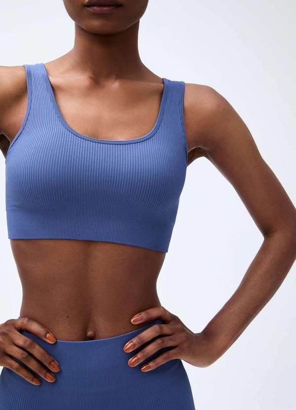 Hering - Top Esportivo Canelado Azul 5