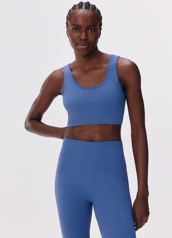 Hering - Top Esportivo Canelado Azul 9