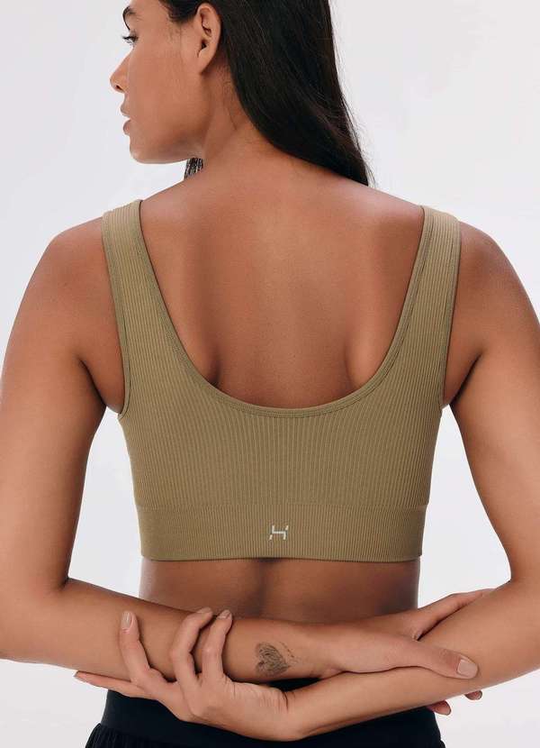 Hering - Top Esportivo Canelado Bege 2