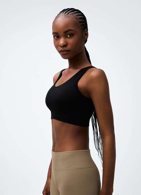 Hering - Top Esportivo Canelado Preto 5