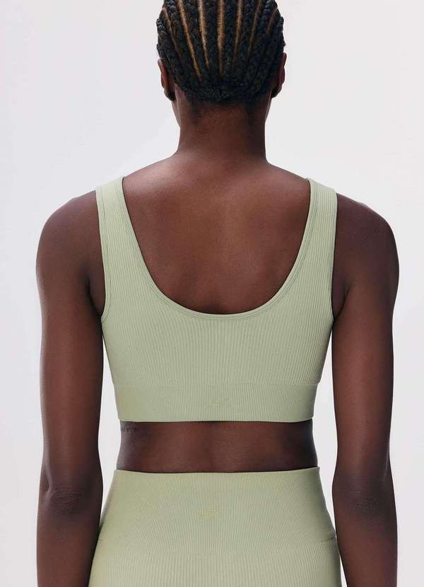 Hering - Top Esportivo Canelado Verde 4