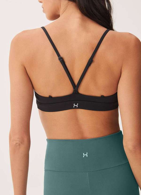 Hering - Top Esportivo Decote V Preto 2