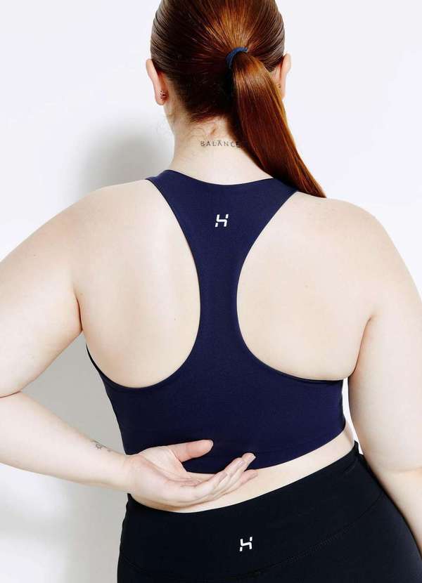 Hering - Top Esportivo Feminino Hero com Azul 2