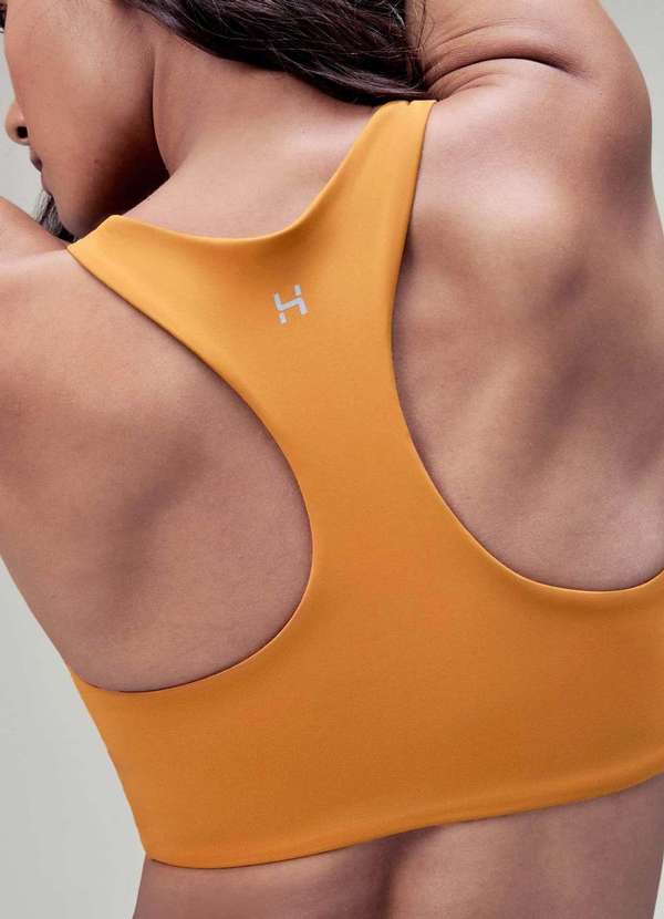 Hering - Top Esportivo Feminino Hero com Amarelo 3