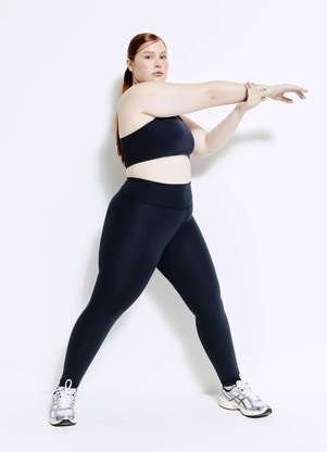 Hering - Calca Legging Esportiva Feminina com Fio Lycra - HERING