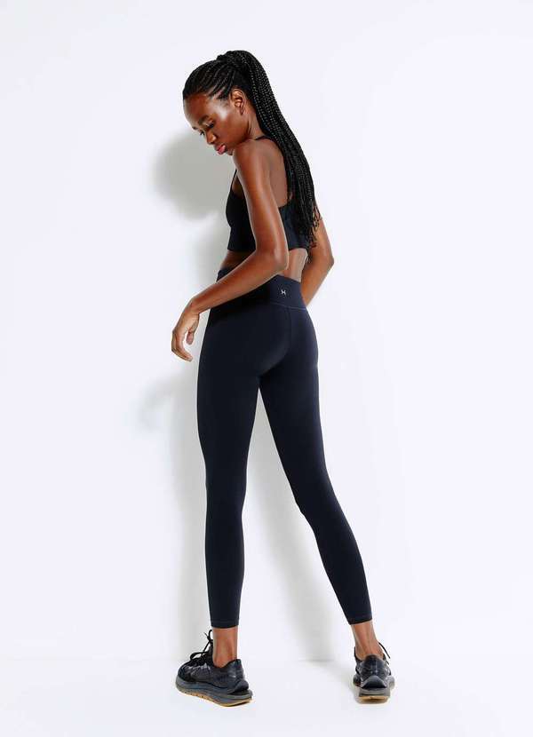 Hering - Calca Legging Esportiva Feminina com Fio Lycra Preto 6