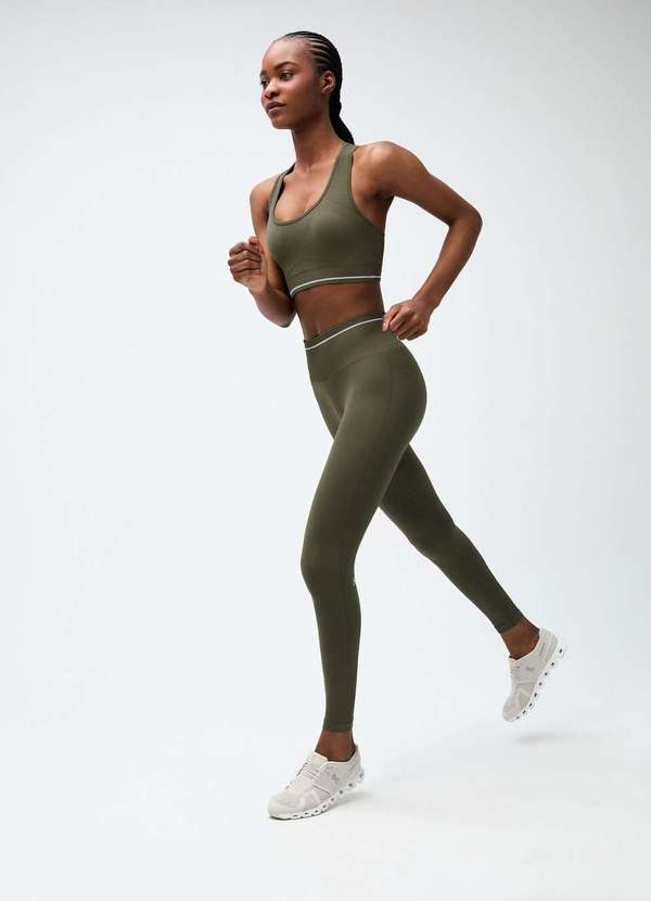 Hering - Calca Legging Feminina sem Costura Marrom