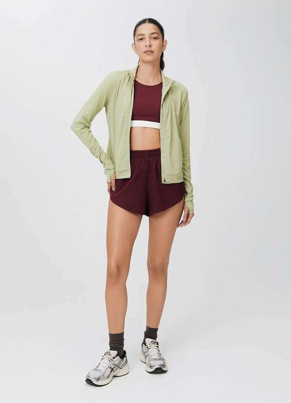 Hering - Jaqueta Feminina Esportiva Easy Care Verde