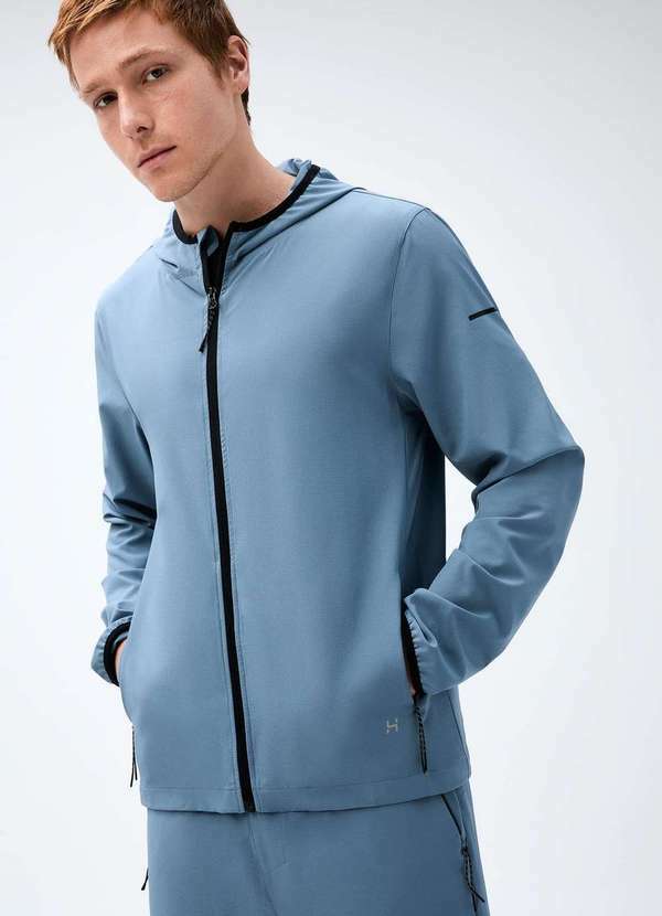 Hering - Jaqueta Masculina Corta Vento Secagem Rapida Azul 5