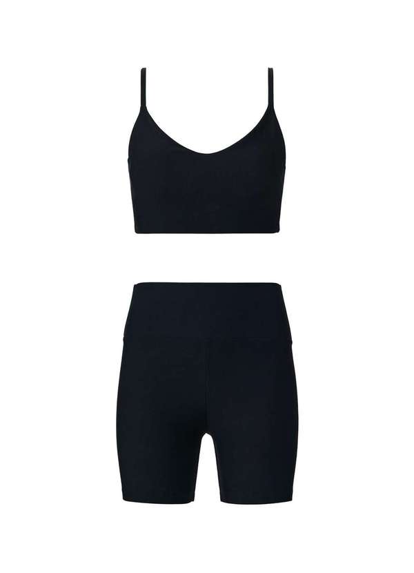 Hering Sports - Kit Top e Bermuda Esportiva Protecao Uv Preto 2