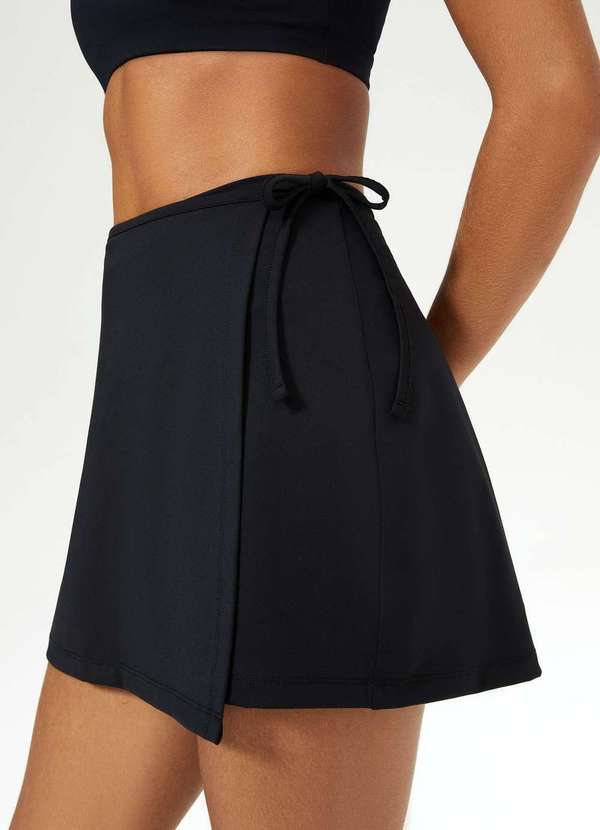 Hering - Shorts Saia Esportivo Secagem Rapida Preto 4