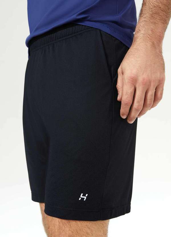 Hering - Bermuda Esportiva Basica Masculina Easy Care Preto 2