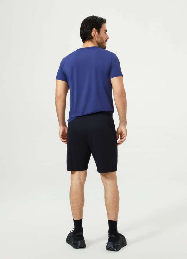 Hering - Bermuda Esportiva Basica Masculina Easy Care Preto 3