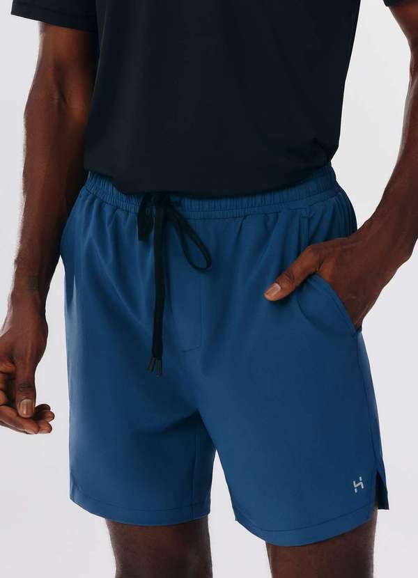 Hering - Bermuda Esportiva Masculina Secagem Rapida Azul