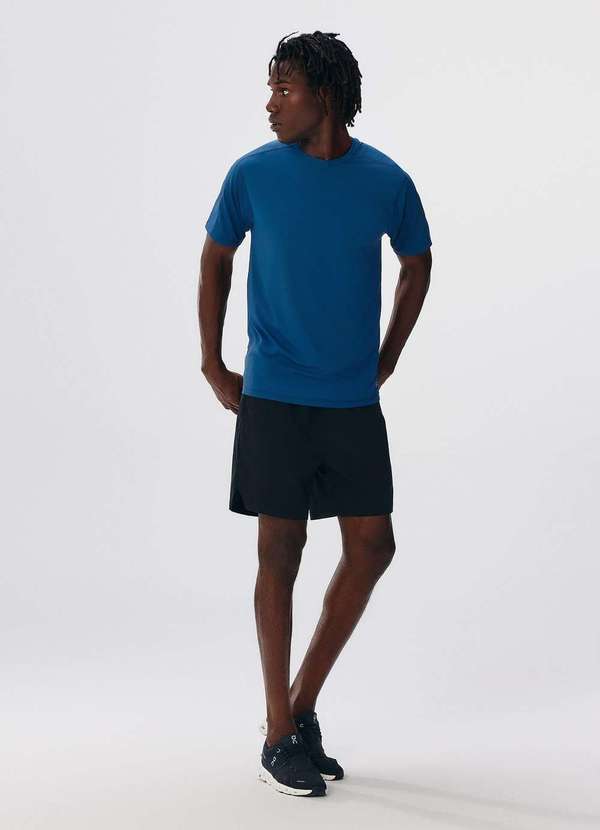 Hering - Bermuda Esportiva Masculina Secagem Rapida Preto