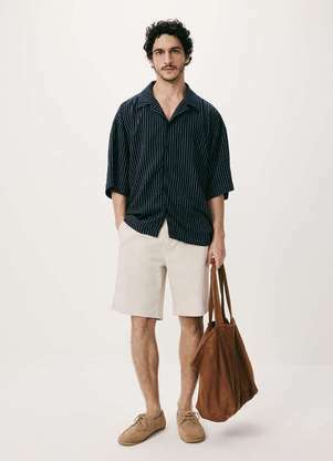 Hering - Bermuda Masculina Chino em Sarja Peletizada - HERING