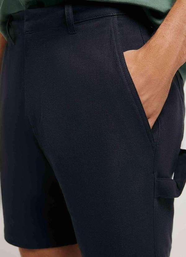 Hering - Bermuda Masculina Reta Carpinteiro Preto 2