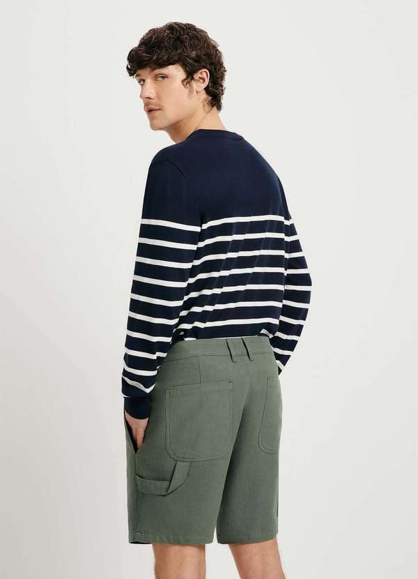 Hering - Bermuda Masculina Reta Carpinteiro Verde 3