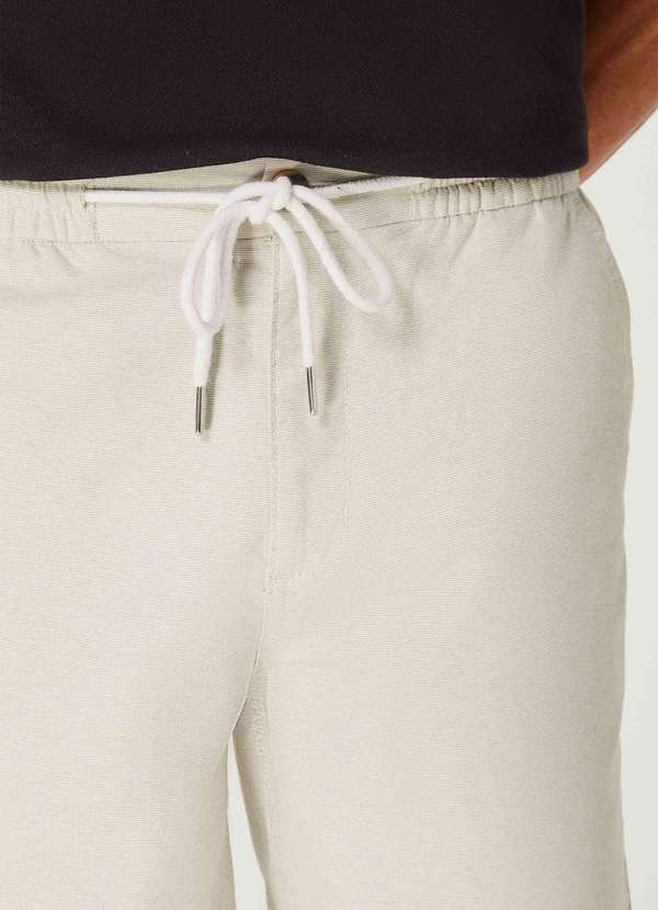 Hering - Bermuda Masculina Reta Fio Tinto Cinza 6