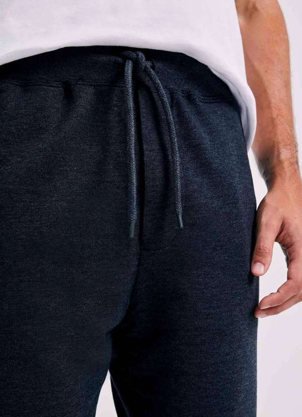 Hering - Kit 2 Bermudas Masculinas em Moletom Preto 7